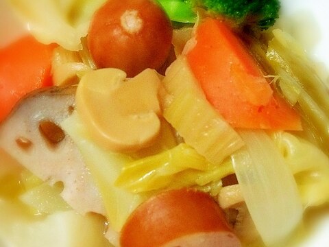 残り野菜でお片付けポトフ